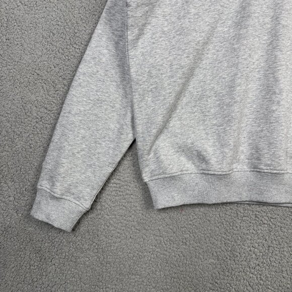Gym Shark Sweater Mens Size Medium Gray Heathered Rest Day Essential Crew NWT - Picture 4 of 15